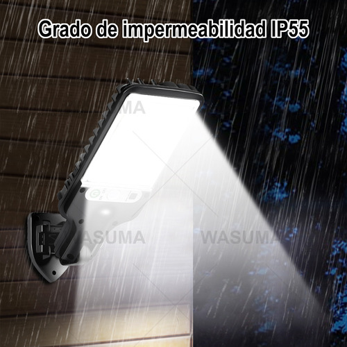 4pz De Luz Sensor De Movimiento Focos Solares Lampara Ip65