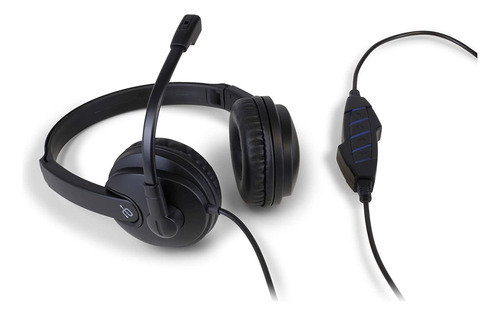 Audífonos Headset Con Cable Usb | Negro / Aluratek