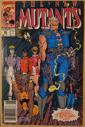 New Mutants #90 Idioma Ingles Arte Rob Liefeld