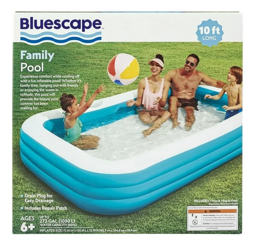 Alberca Inflable Familiar Bluescape 3 M X 1.83 M X 56 Cm
