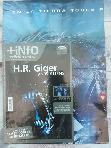 Revista +info Con Poster Alien Vs Depredador 2