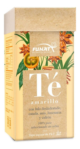 Té Amarillo 30 Tisanas - g a $20