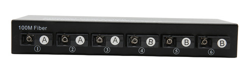 Fibra Ethernet Tx1310nm Rx1550nm, 6 Puertos Ópticos, 2 Eléct