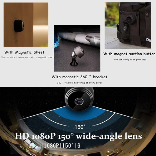 A Webcam Para Carro, Mini Câmera De Segurança Interna