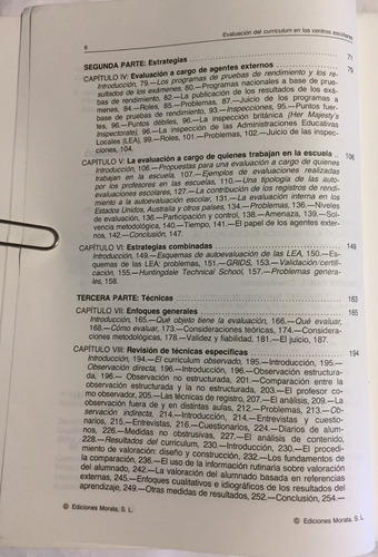 Libro Evaluacion Del Curriculum En Los Centros Escolares