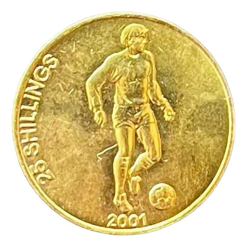 Somalia - 25 Shillings - Año 2001 - Km #103 - Futbol