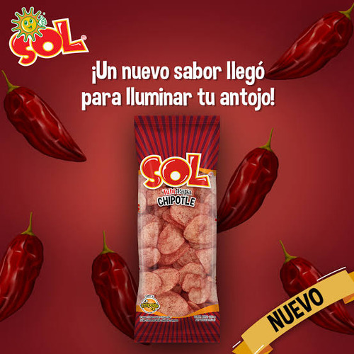 Papas Chipotle 40 Pz 100 G C/u Sol Turbi Papa Caja