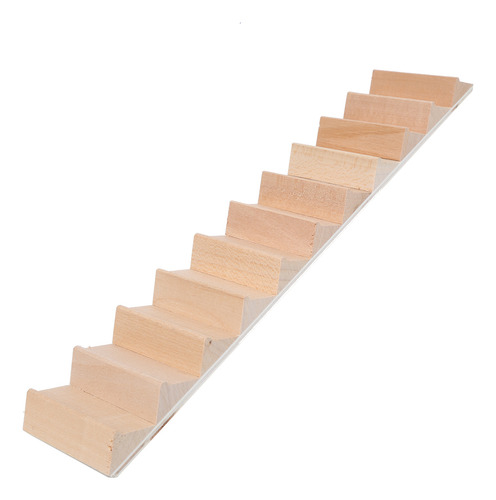Dollhouse Staircase 1:12 Escalera De Madera En Miniatura Par