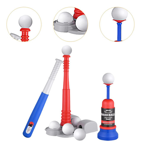 Tee Ball Set Extensible Bat Training Equipment Entertainment