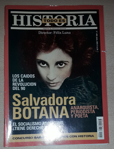 Revista Todo Es Historia N°408 Julio De 2001