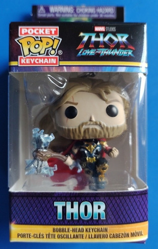 Imagen 3 de 3 de Funko Pop Llavero Thor * Thor Love & Thunder