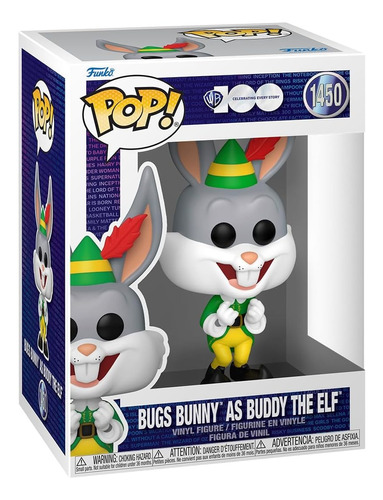 Funko Pop Wb 100 Bugs Bunny As Buddy The Elf