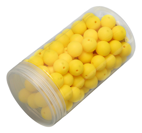 Perlas De Silicona De 15 Mm, 105 Piezas, Redondas, Sueltas,