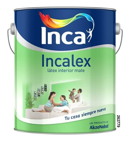 Pintura Interior Incalex Mate 20lt Lavable Antihongos