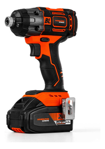 Atornillador De Impacto Brushless 1/4 20v 4a Hamilton Blt112 Color Naranja Frecuencia 50-60Hz