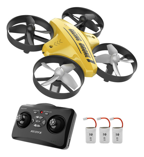 Atoyx Mini Dron, Operado A Mano Y Nano Cuadricóptero Rc Pa.