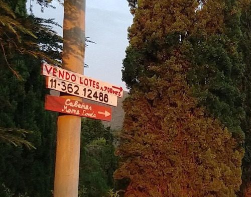Retasados !!dueño Directo 2 Lotes De 3000m2 Con Agua, Luz Y Alumbrado Publico , Proximidad Al Dique Piscu Yaco Y La Reserva Quebrada De Villa Elena !! Y Zona De Cabañas A Solo 700 Mts De La Ruta 1.