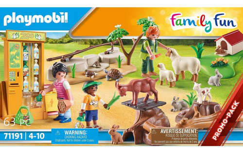 Zoo De Mascotas Playmobil 71191 Con Animales Y Accesorios