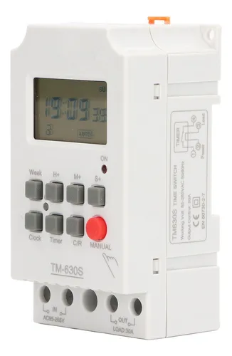 Temporizador Digital Abs Con Ajuste De Segundos, Programable