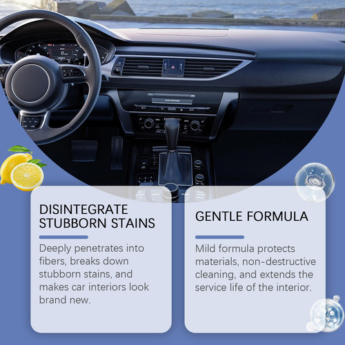 Limpiador De Tapicería Para Interiores De Automóviles, Limpi