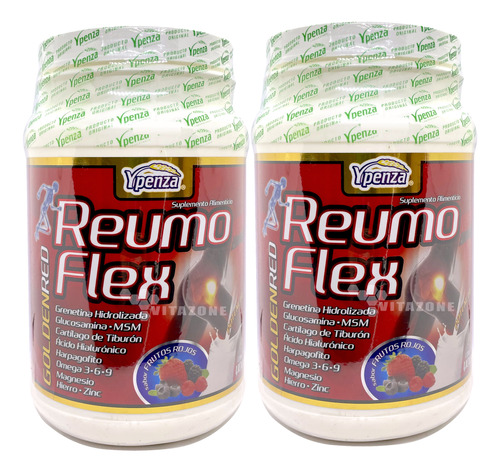 Reumoflex Golden Red Frutos Rojos 1.1 Kg Ypenza 2 Pzs