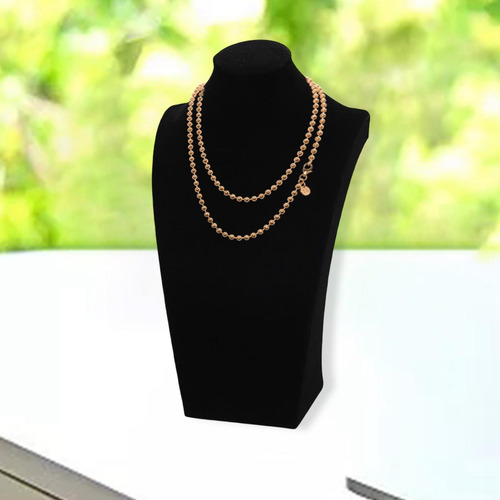 2x Collar Colgante Cadena Joyería Busto Maniquí Pantalla