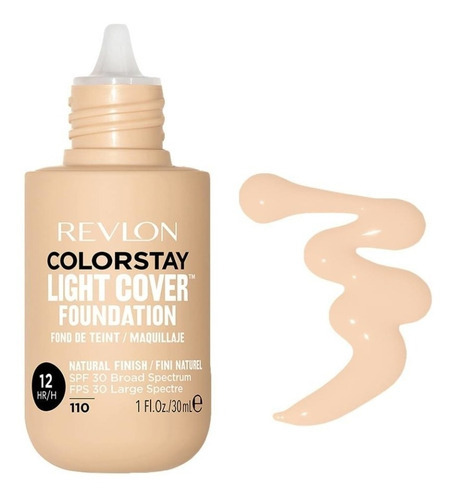 Revlon Colorstay Light Cover Foundation Sin Sello Tono 110 Ivory