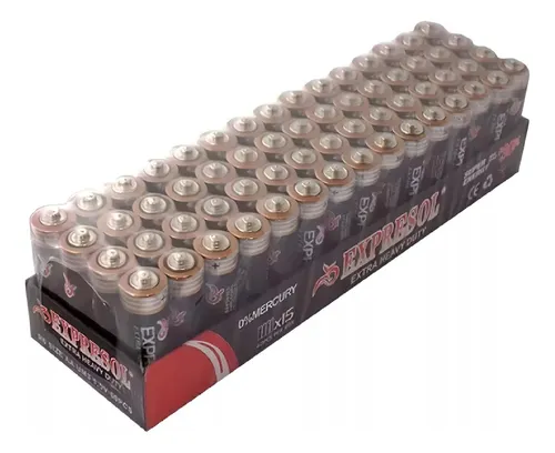 Pila 1,5v Aa Caja De 60 Pilas Doble A Comunes Salinas