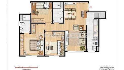 Imagem 13 de 30 de Apartamento, 3 Dormitórios, 71.48 M², Sarandi - 202882
