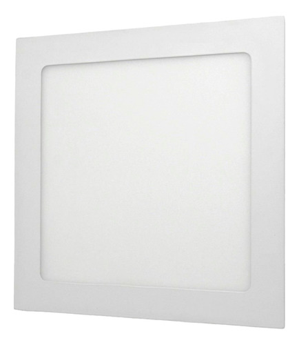 Painel Plafon Led 18w Quadrado Embutir Branco Frio Luminária