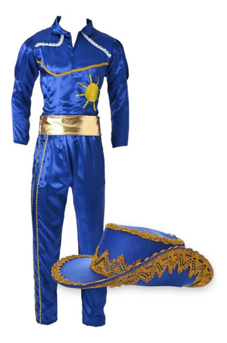 Traje Tipico Fiestas Patrias Traje Caporal Hombre Con Sombrero