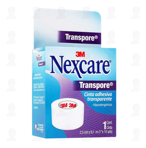 3m Nexcare Transpore Blister 1 , 2.50 Cm X 9.10 M