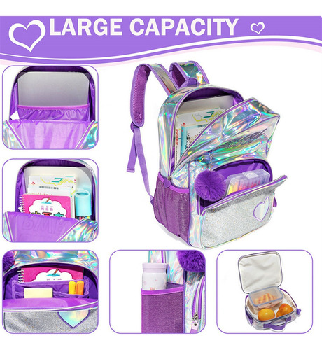 Corazón Mochila De Cuero Lindo Niñas En Forma De Corazón Mochila Bolsa De Hombro