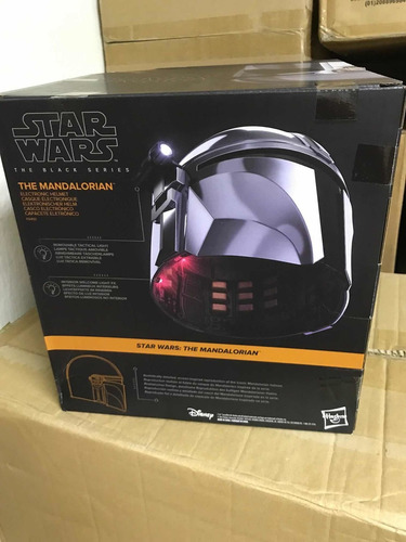 Mandalorian Casco Electronico Usable Star Wars Black Series