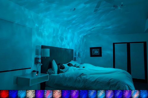 Proyector Led Blisslights, Estilo Nebulosa, Sin Estrellas