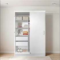 Comprar Placard Ropero 2 Puertas Corredizas 120 X 180 Cm Guía Suave