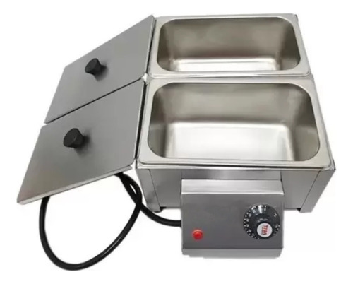 Derretedeira De Chocolate Inox 10kg C/ 2 Cubas 5 Kg 220v