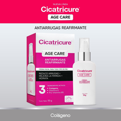 Imagen 9 de 11 de Pack Cicatricure Age Care Reafirmante + Agua Micelar 200ml