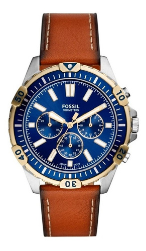 Reloj Fossil Caballero Garrett Color Café Fs5625