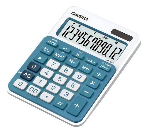 Calculadora de escritorio Casio de 8 dígitos - MS-20NC-Bu