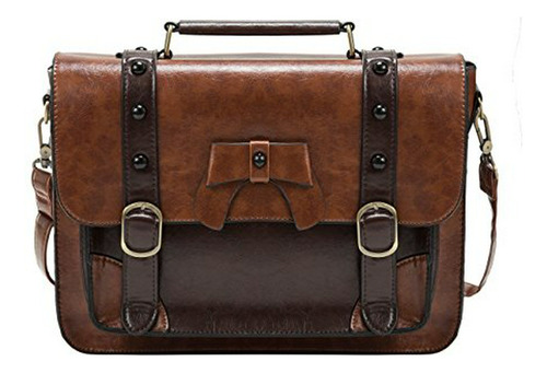 Escuela Satchel Ecosusi Vintage Messenger Monedero Chica