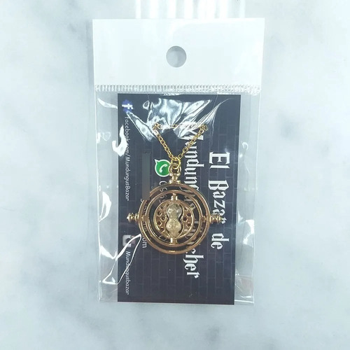 Imagen 3 de 4 de Collar De Harry Potter Giratiempo Hermione Pequeño