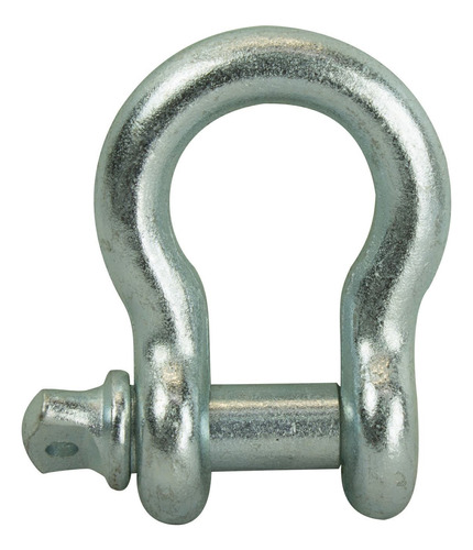Manilha Curva Corpo 3/16 Pino 1/4 250kg Pino Rosqueavel