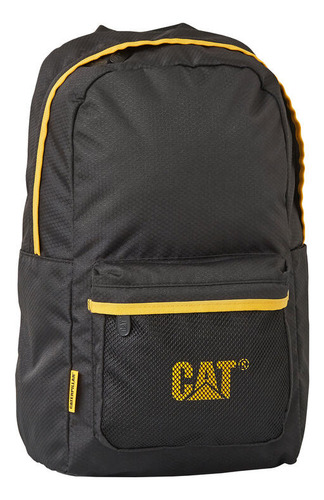 Mochila Cat V-power A1 Color Negro Diseño de la tela Lisa