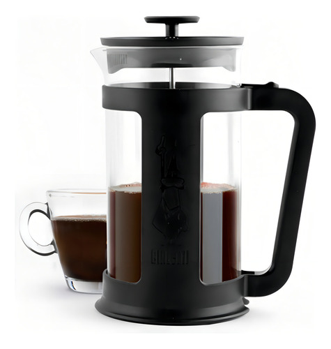 Cafeteira Bialetti Smart 3 Cups Analógico Preta Prensa Franc Preto