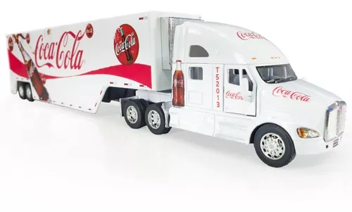 Caminhão Coca Cola Kenworth T700 6x4 - Escala 1/32 - Com Cavalo e Carreta -  Minisclub