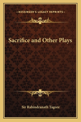 Libro Sacrifice And Other Plays - Tagore, Sir Rabindranath