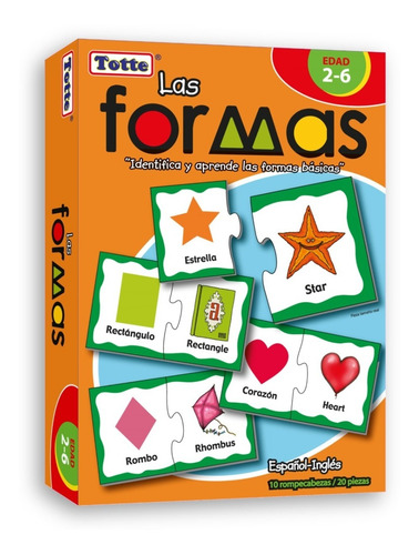 Las Formas Totte Aprende Las Figuras Básicas Español-inglés