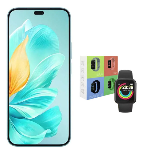 Honor Number Series Honor 200 Dual Sim 512 Gb Verde Esmeralda 12 Gb Ram + Smartwatch Macaron