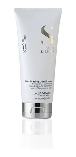 Imagen 2 de 2 de Acondicionador Iluminador Alfaparf Semi Di Lino X 200ml